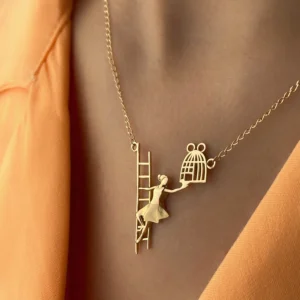 آویز بالرین و قفس