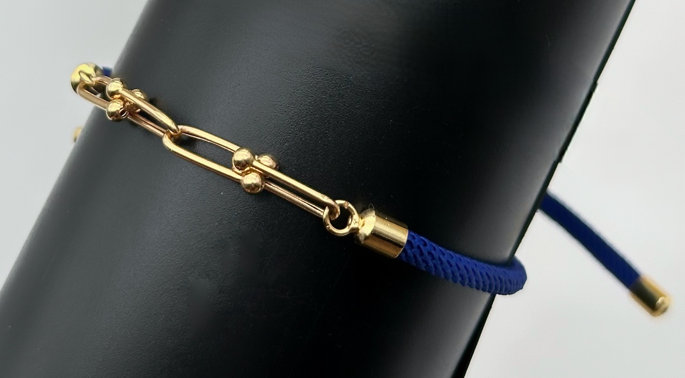 دستبند طلا بافت مینیمال - تصویر 6