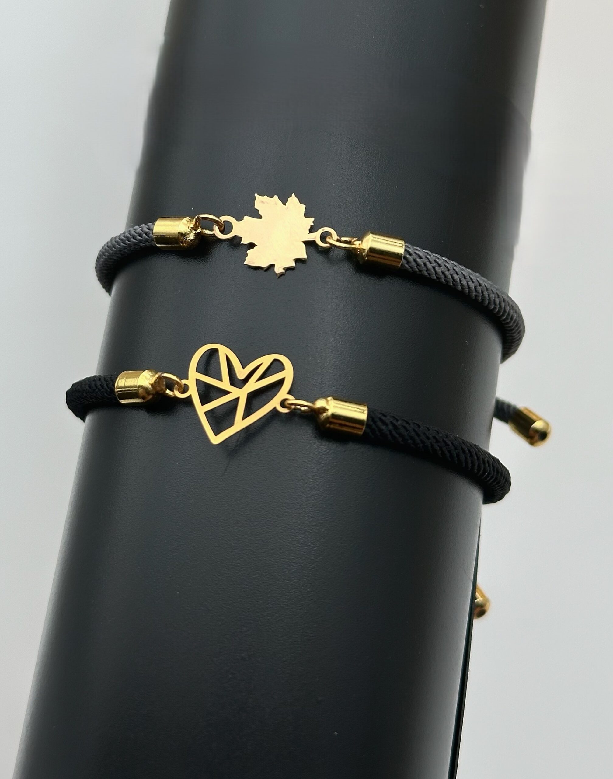 دستبند طلا بافت مینیمال - تصویر 9